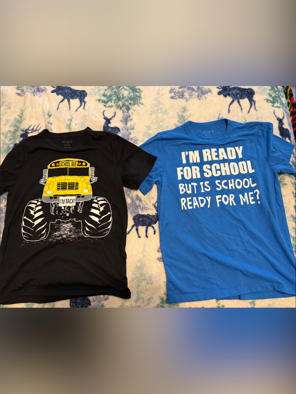 The Children's Place Blue 'I'm Ready for School' Graphic Tee